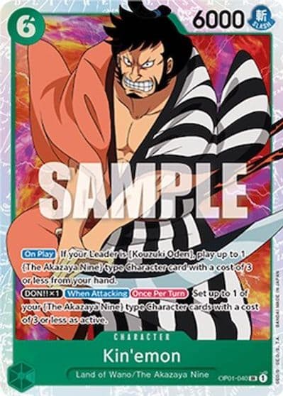 Kinemon Romance Dawn One Piece card