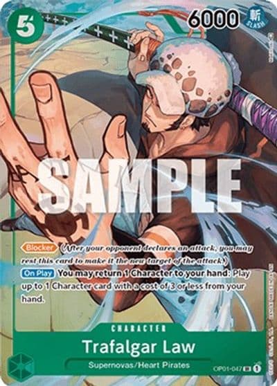 Trafalgar Law 047 Parallel Romance Dawn One Piece card
