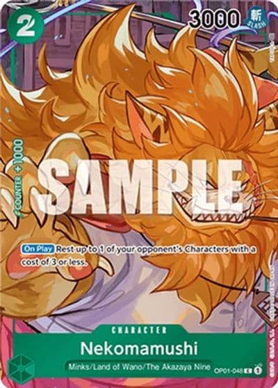 Nekomamushi Box Topper Romance Dawn One Piece card