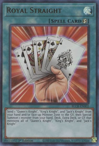 Royal Straight Battles of Legend: Crystal Revenge Yu-Gi-Oh! card