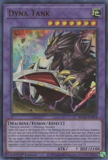 Dyna Tank Battles of Legend: Crystal Revenge Yu-Gi-Oh! card
