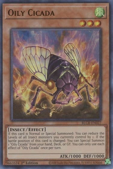 Oily Cicada Battles of Legend: Crystal Revenge Yu-Gi-Oh! card