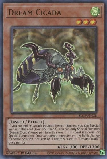 Dream Cicada Battles of Legend: Crystal Revenge Yu-Gi-Oh! card