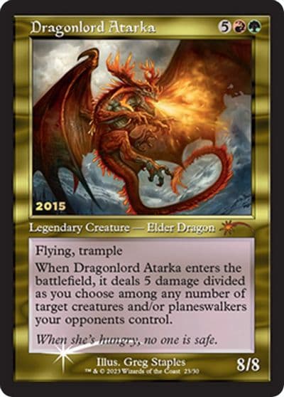 Dragonlord Atarka 30th Anniversary Promos Magic card
