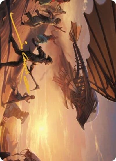 Take Flight Art Card Gold Stamped Signature Art Series: The Brothers' War Magic card