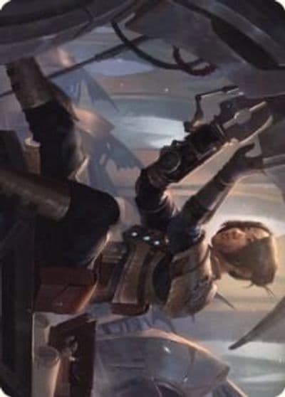 Thopter Mechanic Art Card Art Series: The Brothers' War Magic card