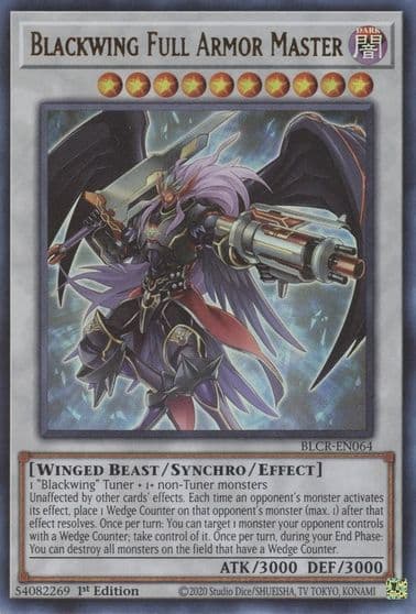 Blackwing Full Armor Master Battles of Legend: Crystal Revenge Yu-Gi-Oh! card