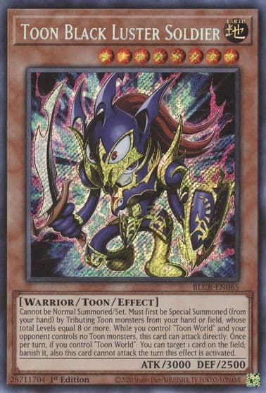 Toon Black Luster Soldier Battles of Legend: Crystal Revenge Yu-Gi-Oh! card
