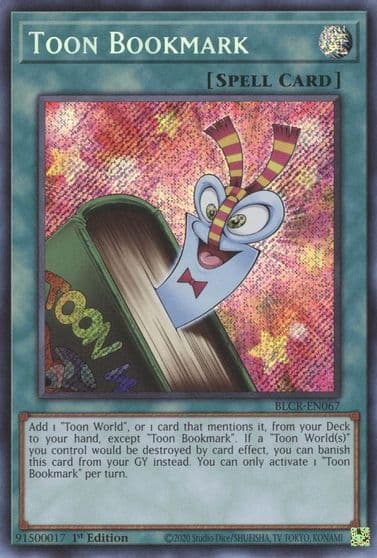 Toon Bookmark Battles of Legend: Crystal Revenge Yu-Gi-Oh! card
