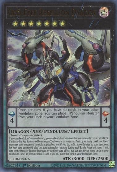 Odd Eyes Rebellion Dragon Battles of Legend: Crystal Revenge Yu-Gi-Oh! card