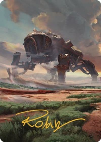 Plains 48 Art Card Gold Stamped Signature Art Series: The Brothers' War Magic card