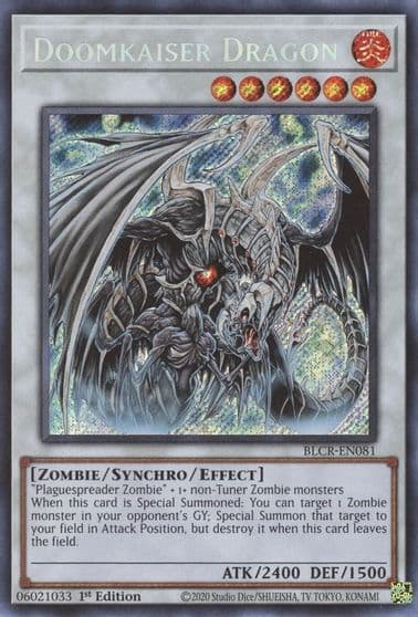 Doomkaiser Dragon Battles of Legend: Crystal Revenge Yu-Gi-Oh! card