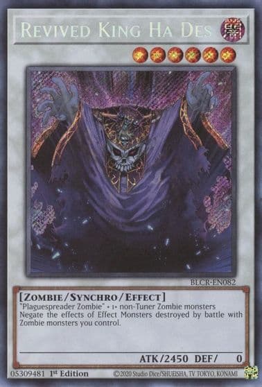 Revived King Ha Des Battles of Legend: Crystal Revenge Yu-Gi-Oh! card