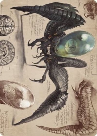 Psychosis Crawler Art Card Art Series: The Brothers' War Magic card