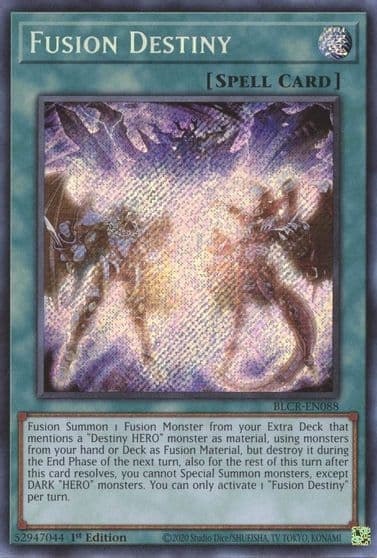 Fusion Destiny Battles of Legend: Crystal Revenge Yu-Gi-Oh! card