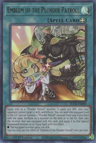 Emblem of the Plunder Patroll Battles of Legend: Crystal Revenge Yu-Gi-Oh! card