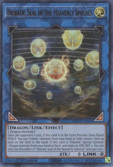 Hieratic Seal of the Heavenly Spheres Battles of Legend: Crystal Revenge Yu-Gi-Oh! card