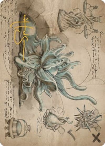 Sculpting Steel Art Card Gold Stamped Signature Art Series: The Brothers' War Magic card