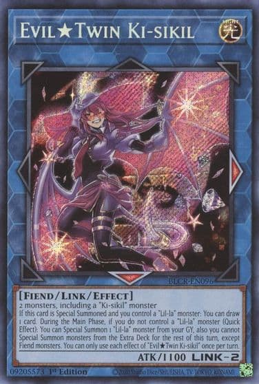 Evil Twin Ki sikil Battles of Legend: Crystal Revenge Yu-Gi-Oh! card