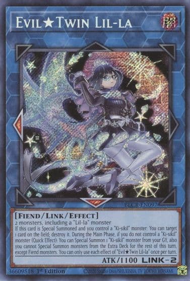 Evil Twin Lil la Battles of Legend: Crystal Revenge Yu-Gi-Oh! card