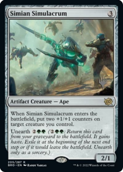 Simian Simulacrum Promo Pack: The Brothers' War Magic card