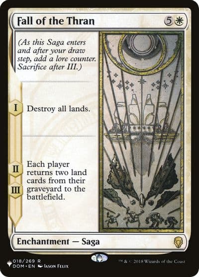 Fall of the Thran The List Reprints Magic card