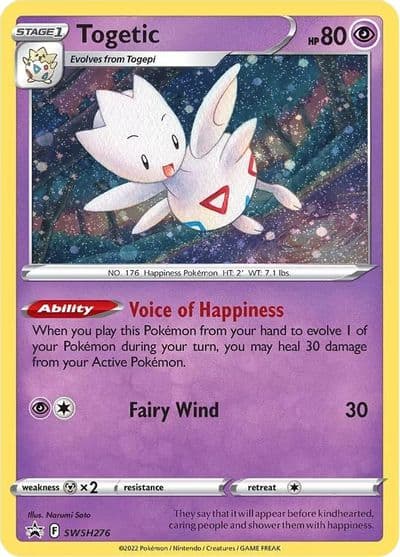 Togetic - SWSH276 SWSH: Sword & Shield Promo Cards Pokemon card