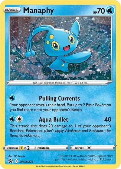 Manaphy - SWSH275 SWSH: Sword & Shield Promo Cards Pokemon card