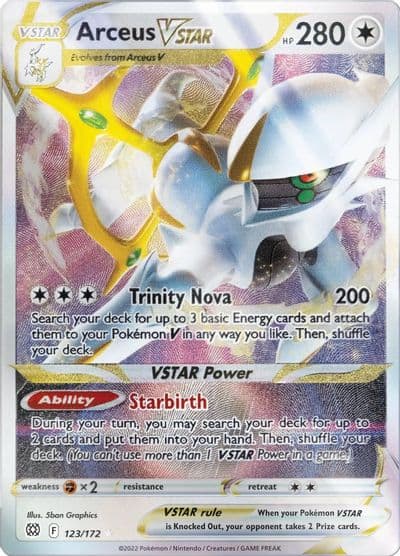 Arceus VSTAR (Metal Card) Miscellaneous Cards & Products Pokemon card