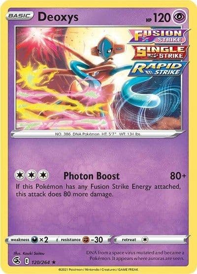 Deoxys Deck Exclusives Pokemon card