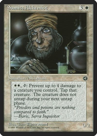 Samite Alchemist Homelands Magic card