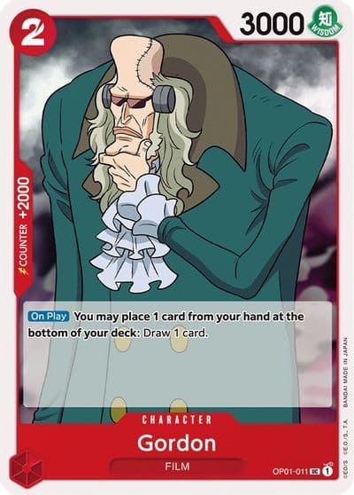 Gordon Romance Dawn One Piece card