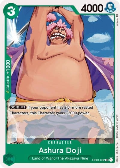 Ashura Doji Romance Dawn One Piece card