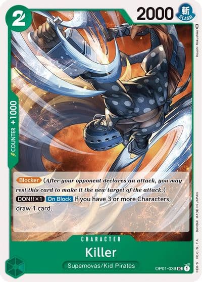 Killer Romance Dawn One Piece card