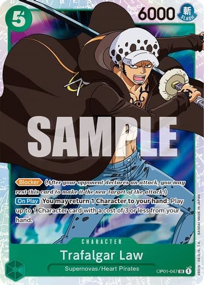 Trafalgar Law 047 Romance Dawn One Piece card