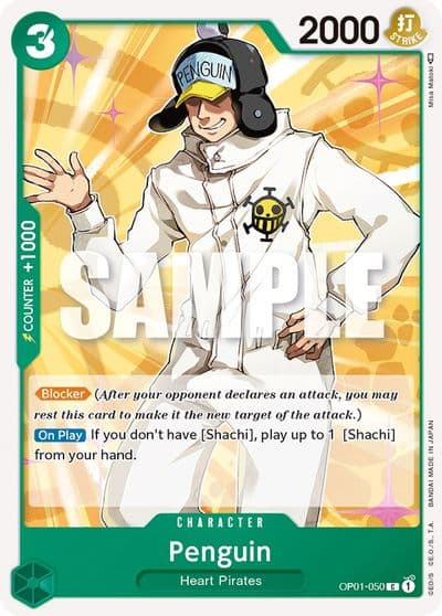 Penguin Romance Dawn One Piece card