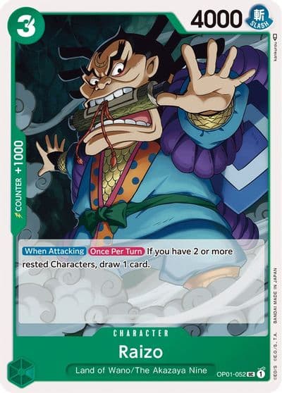 Raizo Romance Dawn One Piece card