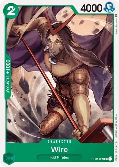 Wire Romance Dawn One Piece card