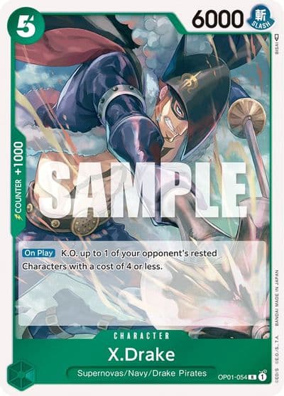 XDrake 054 Romance Dawn One Piece card