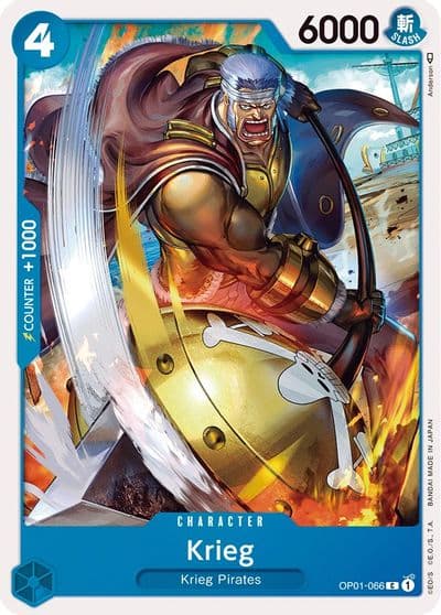 Krieg Romance Dawn One Piece card
