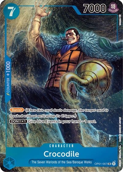 Crocodile 067 Parallel Romance Dawn One Piece card