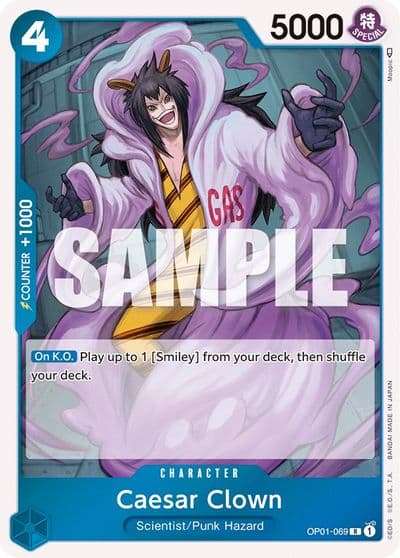 Caesar Clown Romance Dawn One Piece card