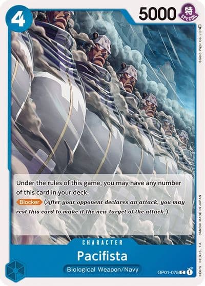 Pacifista Romance Dawn One Piece card