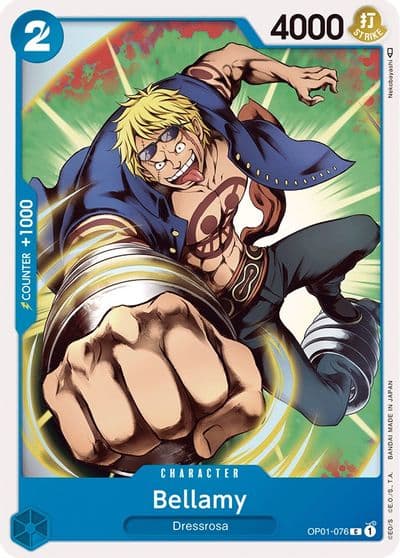 Bellamy Romance Dawn One Piece card