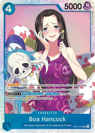Boa Hancock Romance Dawn One Piece card