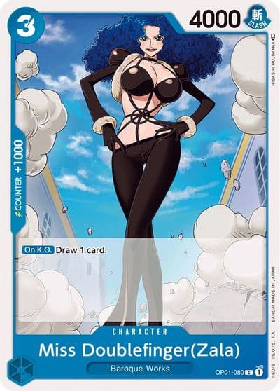 Miss DoublefingerZala Romance Dawn One Piece card