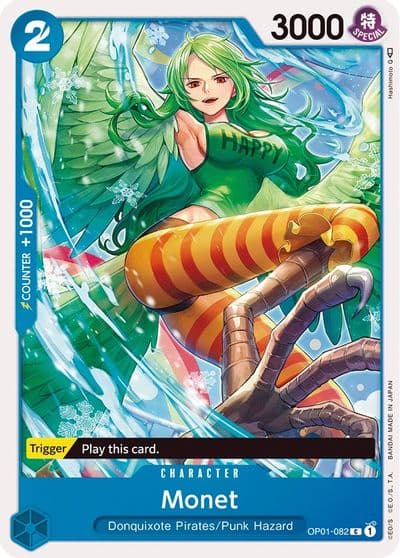 Monet Romance Dawn One Piece card