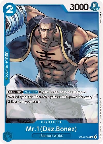 Mr1 DazBonez Romance Dawn One Piece card