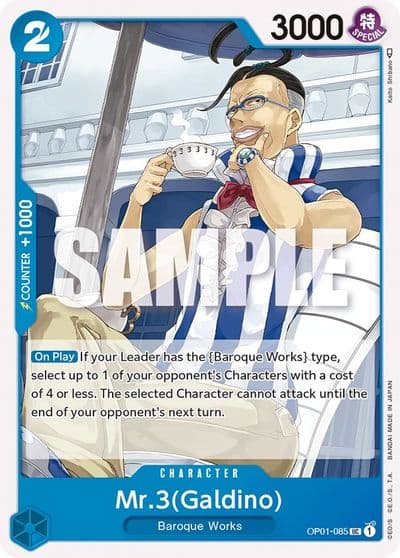 Mr3 Galdino Romance Dawn One Piece card