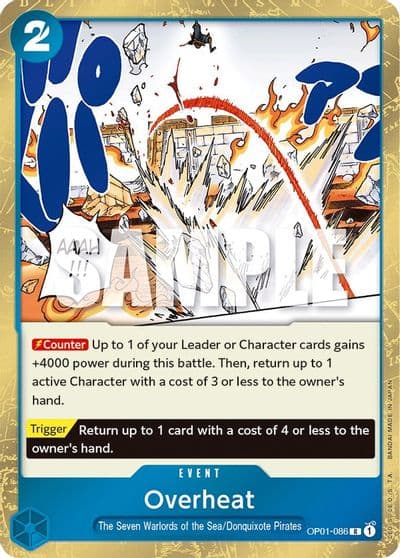 Overheat Romance Dawn One Piece card